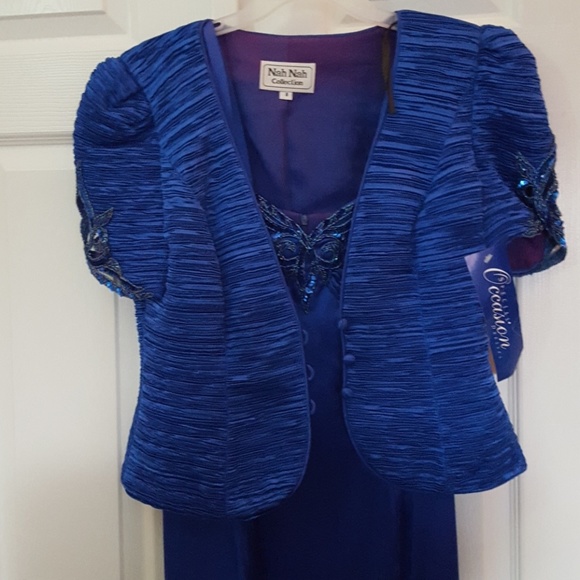 NAH NAH  Collection size 8 Royal Blue 2 pc formal - Picture 5 of 7